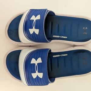 Under Armour Royal Blue Slide Sandals